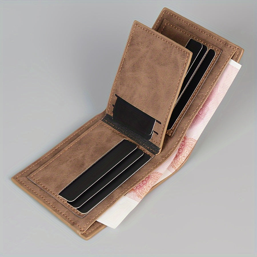 Carteira de couro Estilo casual
