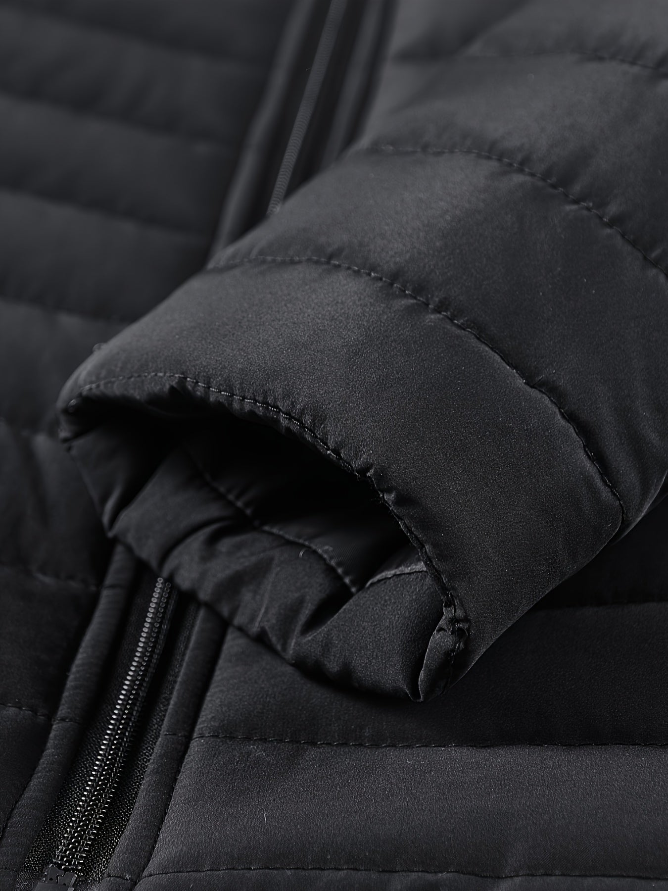 Casaco masculino acolchoado de inverno