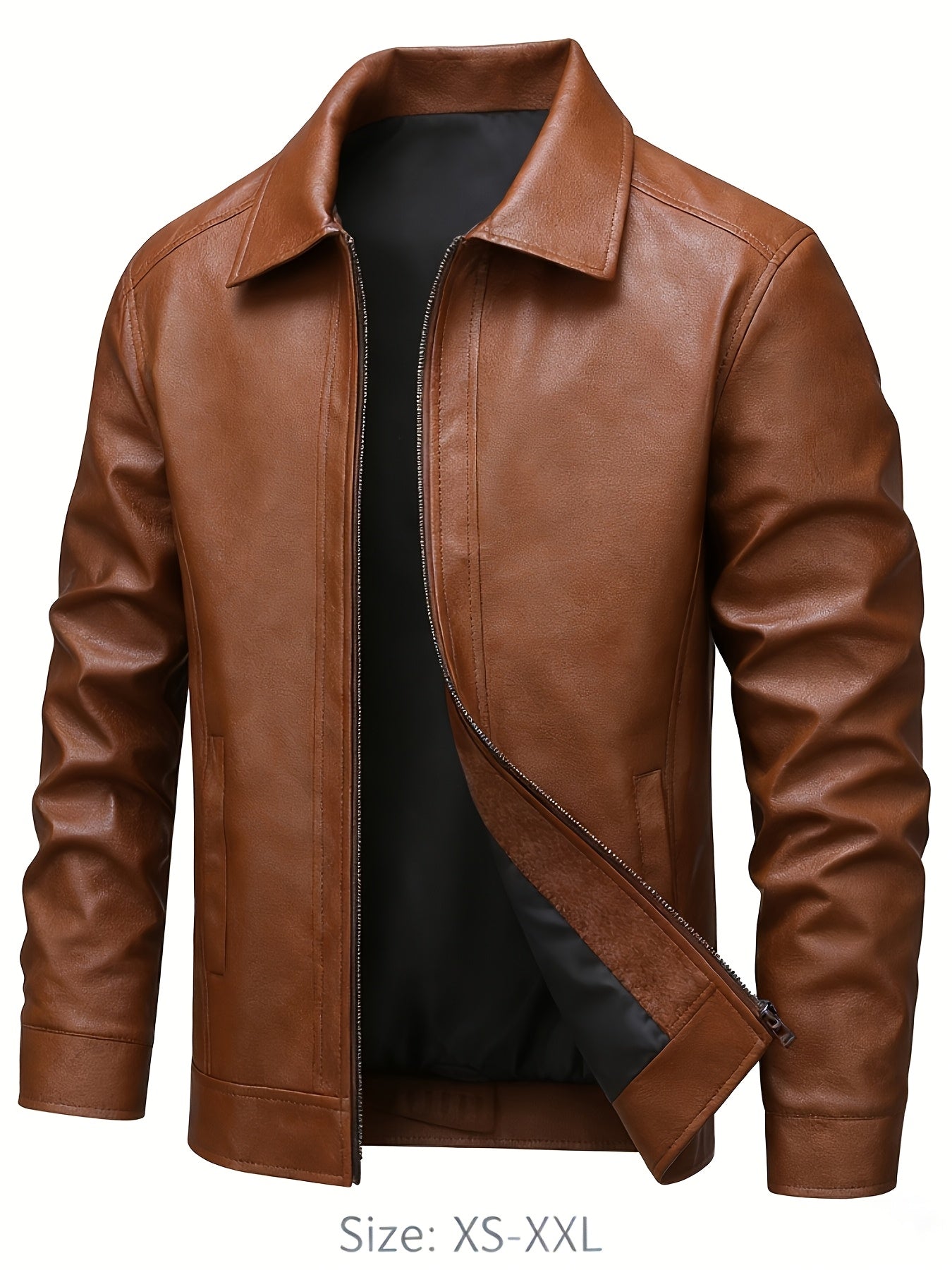 Jaqueta Masculina Couro Premium Impermeável | Estilo Casual e Proteção