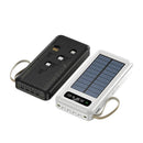 Carregador Portátil Power Bank Solar 20.000mAh | 5 em 1 com Lanterna LED