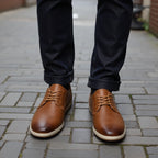 Tênis Masculino em Couro Casual | Conforto e Estilo Premium