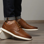 Tênis Masculino em Couro Casual | Conforto e Estilo Premium