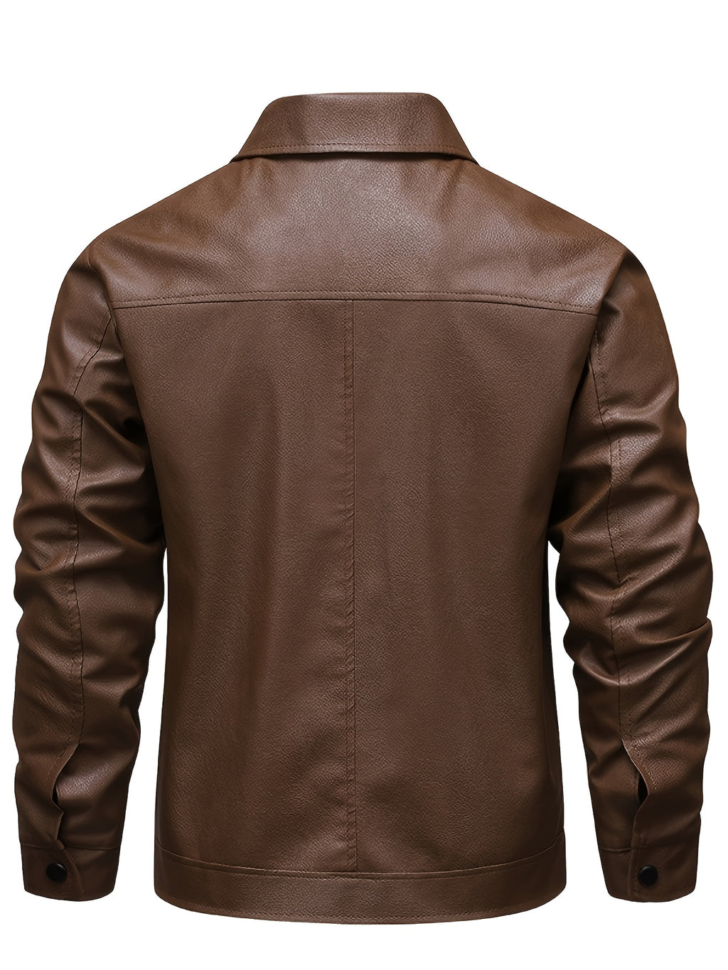 Jaqueta Masculina Couro Premium Impermeável | Estilo Casual e Proteção