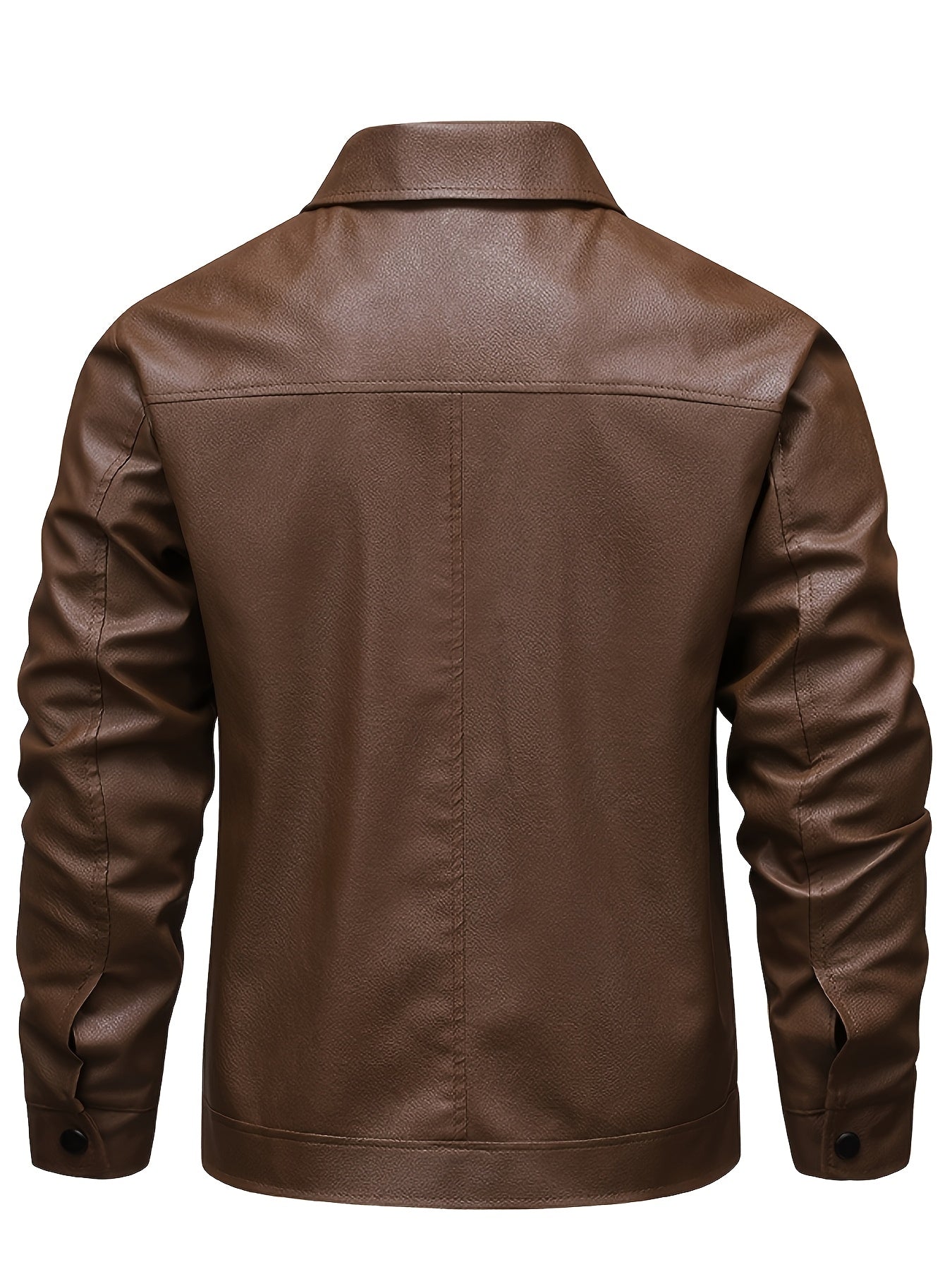 Jaqueta Masculina Couro Premium Impermeável | Estilo Casual e Proteção