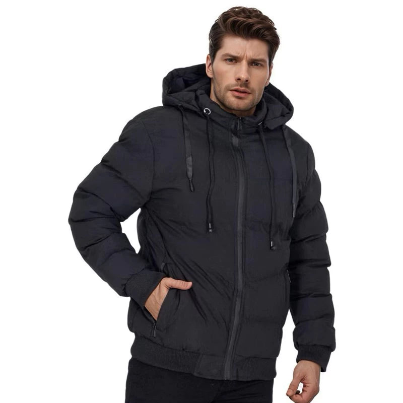 Jaqueta de frio peluciada interna