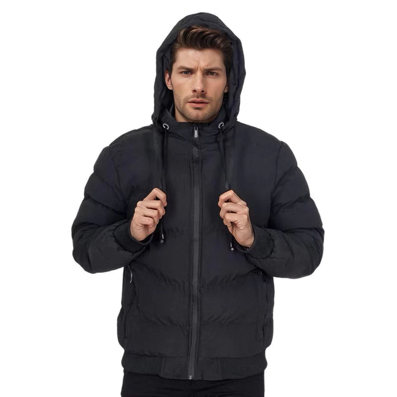 Jaqueta de frio peluciada interna