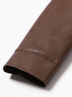 Jaqueta Masculina Couro Premium Impermeável | Estilo Casual e Proteção