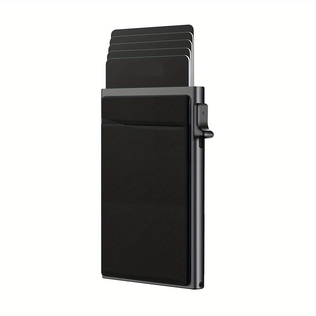 Porta-Cartões Premium em Alumínio | Bloqueio RFID e Proteção Antifurto