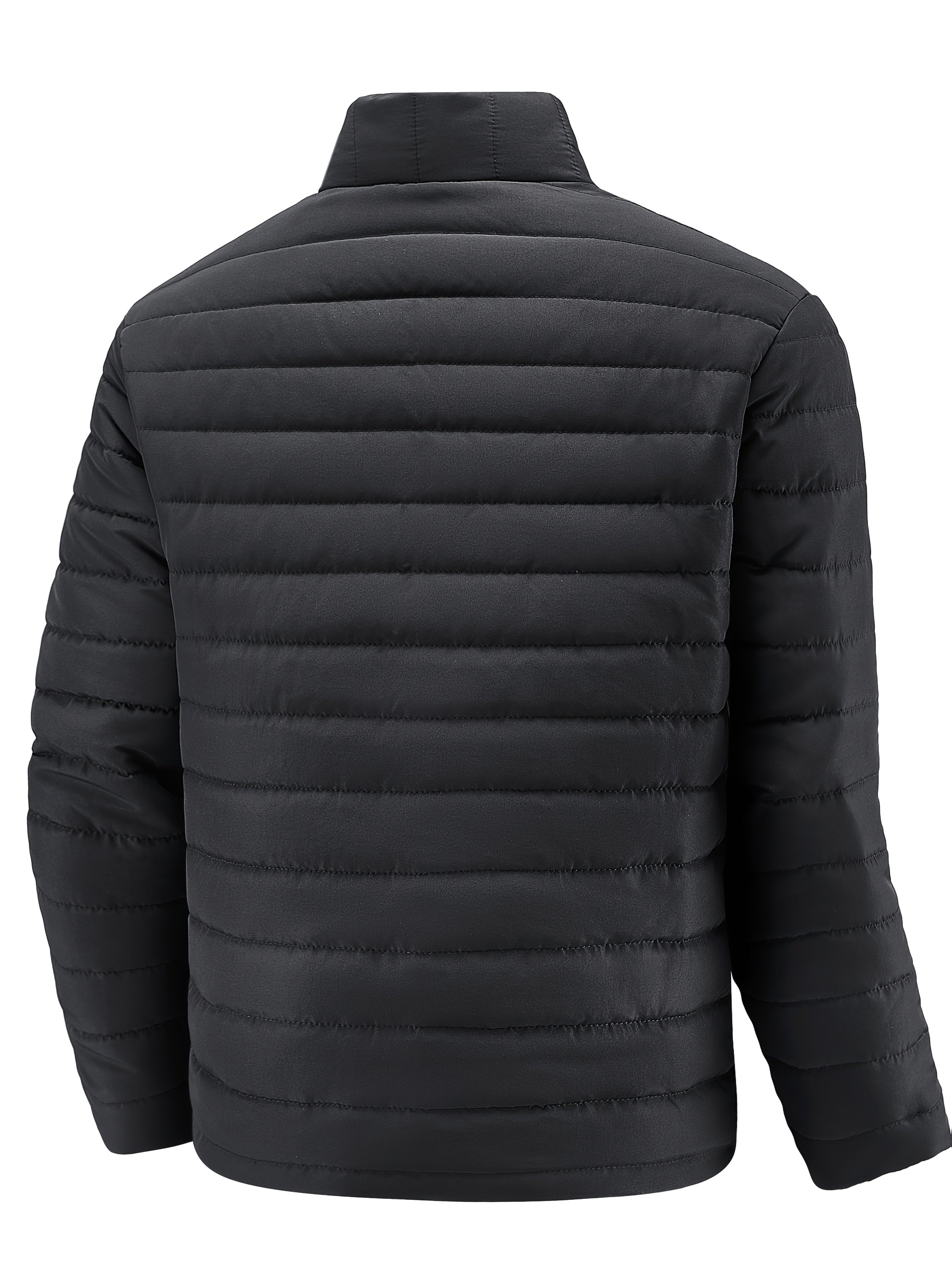Casaco masculino acolchoado de inverno
