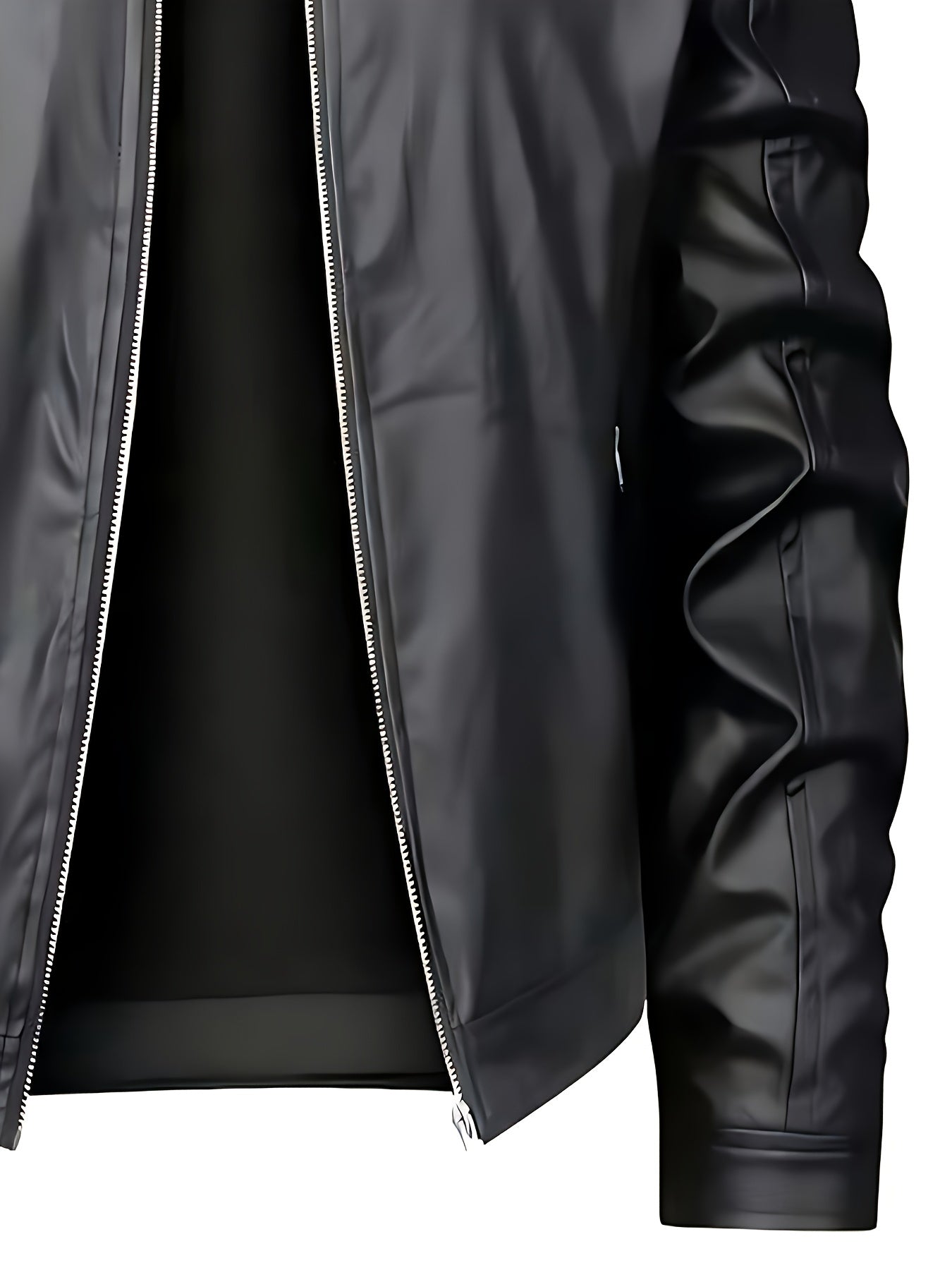 Jaqueta Masculina de Couro PU | Estilo Casual Premium